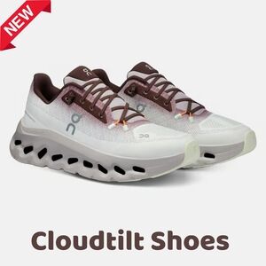 🆕On Women's Cloudtilt Shoes, Black Purple White Hot Trending
